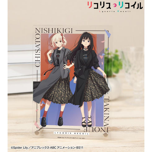 『リコリス・リコイル』meagratiaコラボ 描き下ろし 錦木千束&井ノ上たきな A5アクリルパネル
